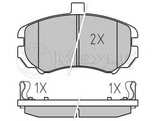 Тормозные колодки MEYLE 025 243 6917/W