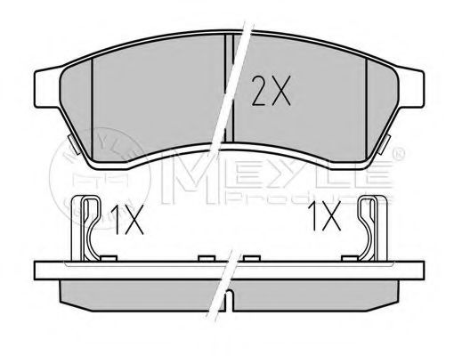 Тормозные колодки MEYLE 025 247 4414/W