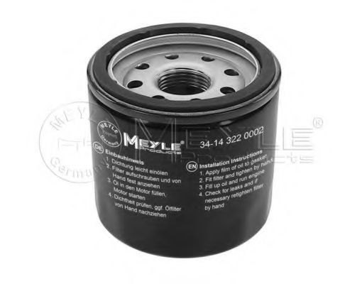 Масляный фильтр MEYLE 34-14 322 0002