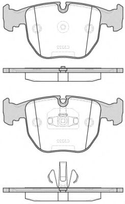 Тормозные колодки REMSA 0596.20