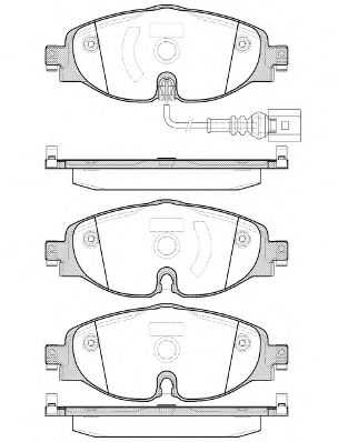 Тормозные колодки REMSA 1515.01