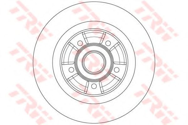 Тормозной диск TRW DF6201BS