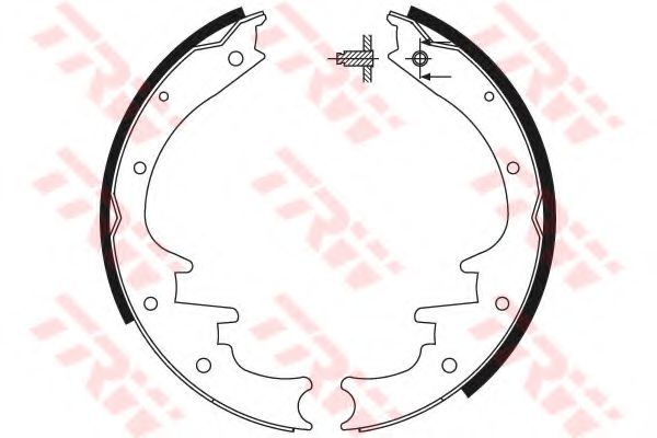 Тормозные колодки TRW GS8495