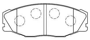 Тормозные колодки AISIN A1N019