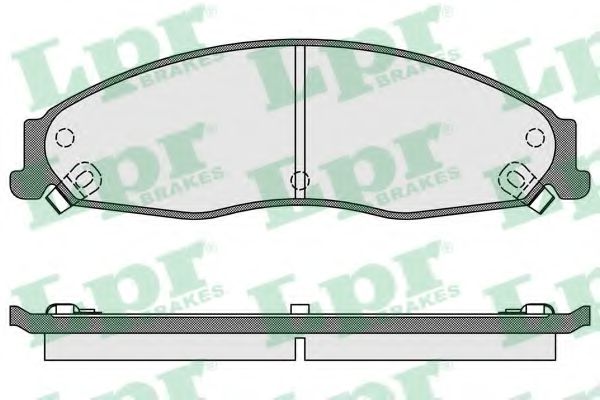 Тормозные колодки LPR 05P1704