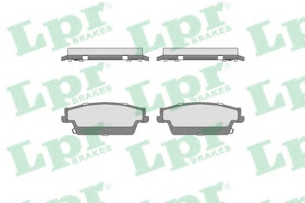 Тормозные колодки LPR 05P1707