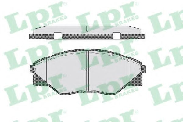 Тормозные колодки LPR 05P1718
