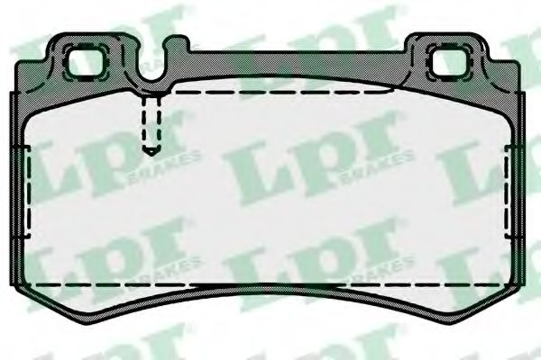 Тормозные колодки LPR 05P1719