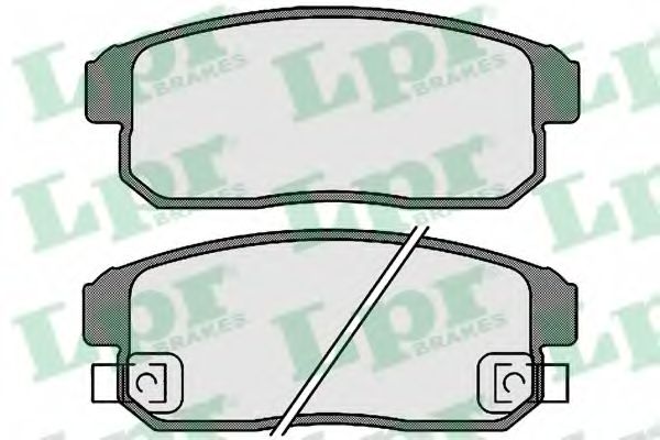 Гальмівні колодки LPR 05P1727