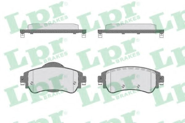 Тормозные колодки LPR 05P1740