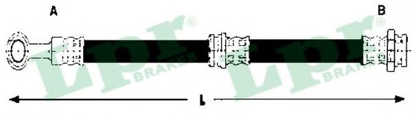 Тормозной шланг LPR 6T48129