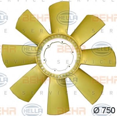 Крыльчатка вентилятора охлаждения HELLA 8MV 376 791-541