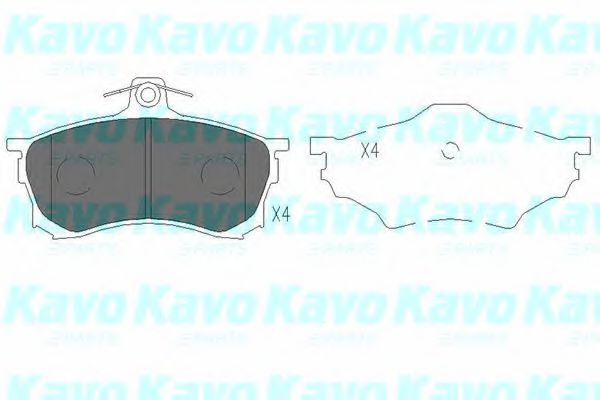 Тормозные колодки KAVO PARTS KBP-5506