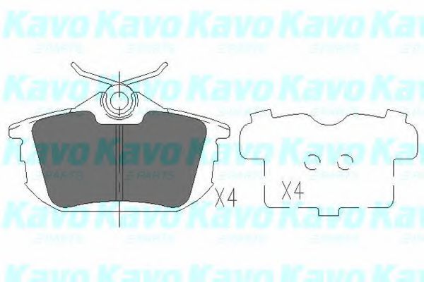 Тормозные колодки KAVO PARTS KBP-5513