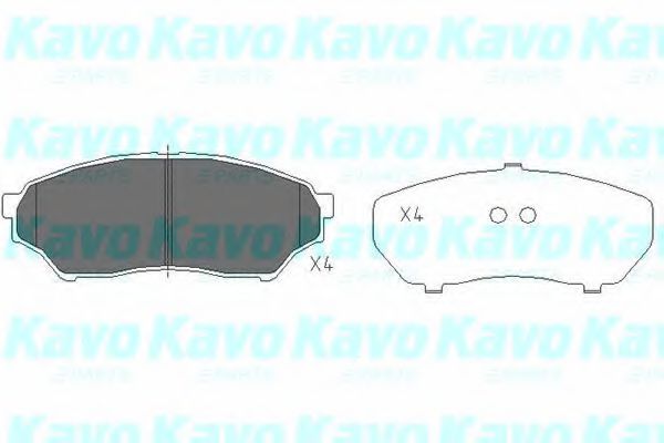 Тормозные колодки KAVO PARTS KBP-5514