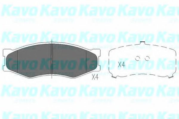 Тормозные колодки KAVO PARTS KBP-6523