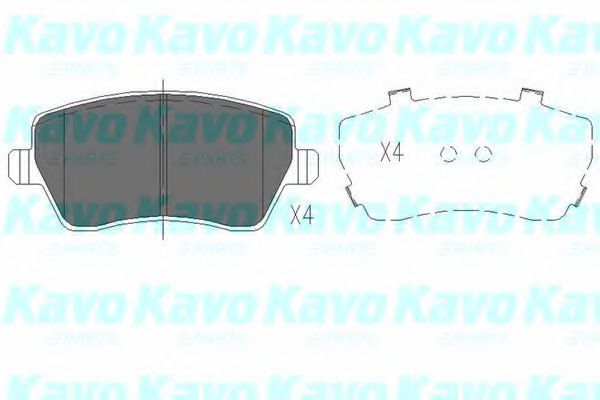 Тормозные колодки KAVO PARTS KBP-6559
