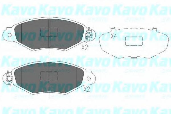 Тормозные колодки KAVO PARTS KBP-6565