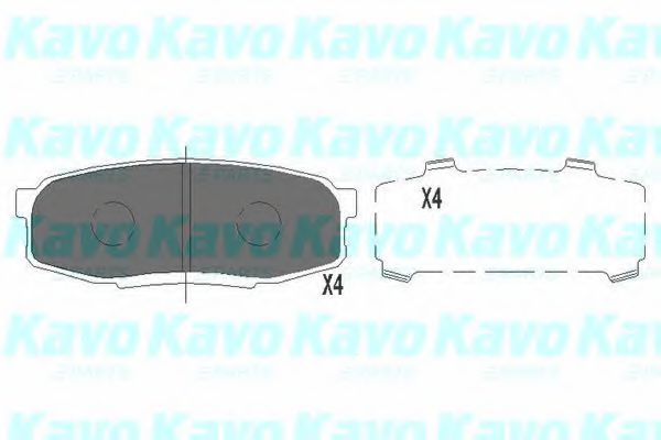 Тормозные колодки KAVO PARTS KBP-9099