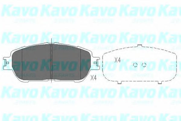 Тормозные колодки KAVO PARTS KBP-9105
