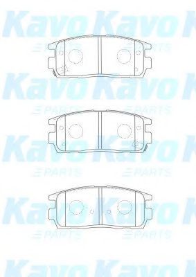 Тормозные колодки KAVO PARTS BP-1013