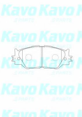 Тормозные колодки KAVO PARTS BP-9114