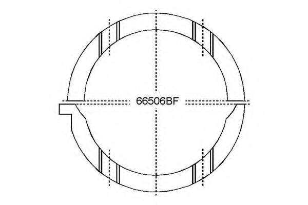 Дистанционная шайба коленвала GLYCO A208/2 STD