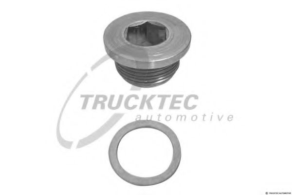 Нарізна пробка, масляний піддон TRUCKTEC AUTOMOTIVE 02.43.287