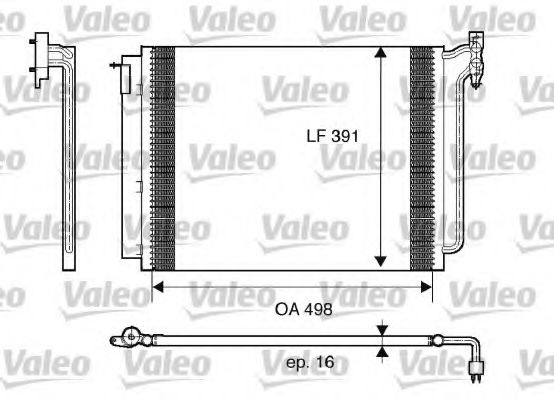 Радиатор кондиционера VALEO 817575