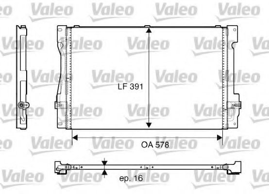 Радиатор кондиционера VALEO 817675