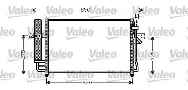 Радиатор кондиционера VALEO 818074
