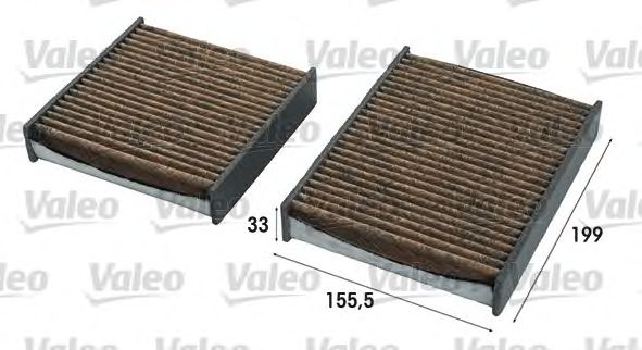 Фильтр салона VALEO 701007