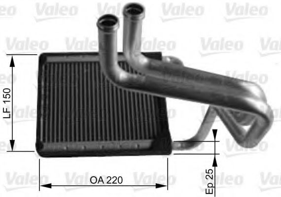 Радіатор опалення VALEO 812430