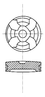 Поршень NÜRAL 87-743607-00