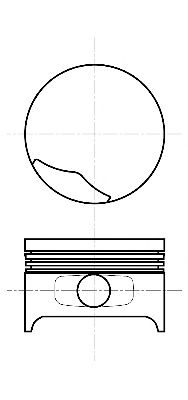 Поршень NÜRAL 87-104207-00
