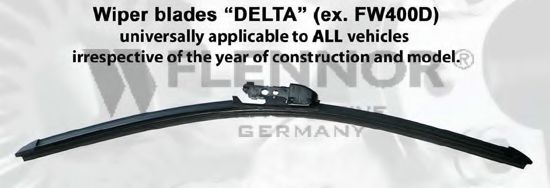 Щетка стеклоочистителя FLENNOR FW500D DELTA (Flat Blade Universal)