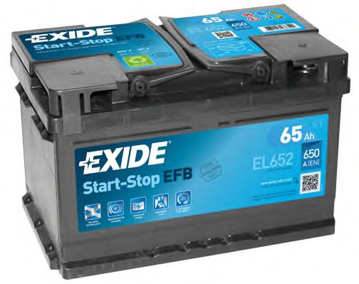 Стартерная аккумуляторная батарея EXIDE EL652