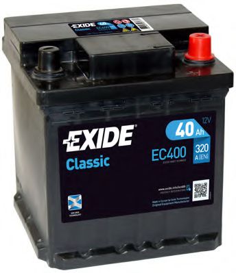 Стартерная аккумуляторная батарея EXIDE EC400