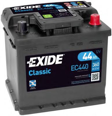 Стартерная аккумуляторная батарея EXIDE EC440