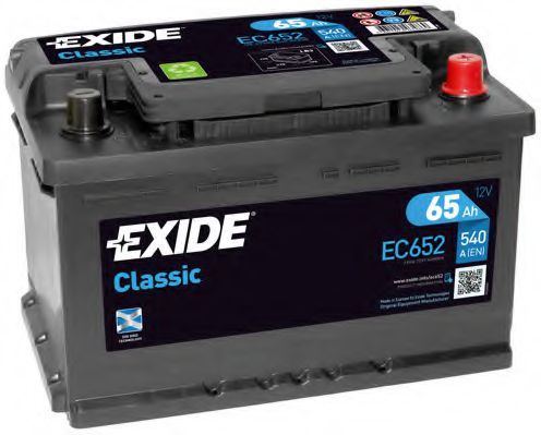Стартерная аккумуляторная батарея EXIDE EC652