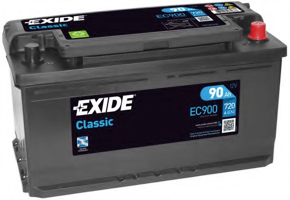 Стартерная аккумуляторная батарея EXIDE EC900
