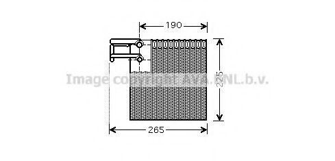 Испаритель кондиционера AVA QUALITY COOLING DNV257
