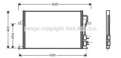 Радиатор кондиционера AVA QUALITY COOLING FD5259