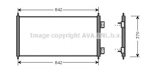 Радиатор кондиционера AVA QUALITY COOLING FD5303