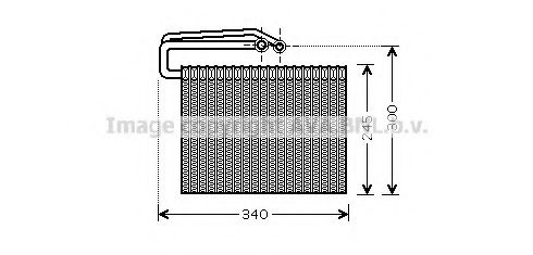 Испаритель кондиционера AVA QUALITY COOLING OLV399