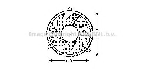 Вентилятор охлаждения AVA QUALITY COOLING PE7527
