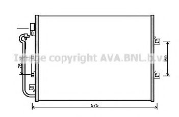 Радиатор кондиционера AVA QUALITY COOLING RT5454