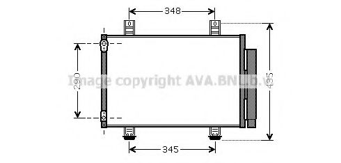 Радиатор кондиционера AVA QUALITY COOLING SZA5087