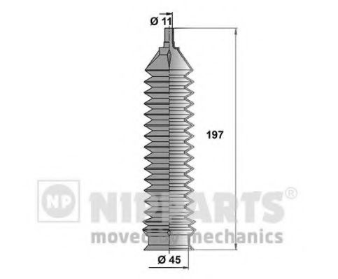 Комплект пыльников рулевой рейки NIPPARTS J2840902