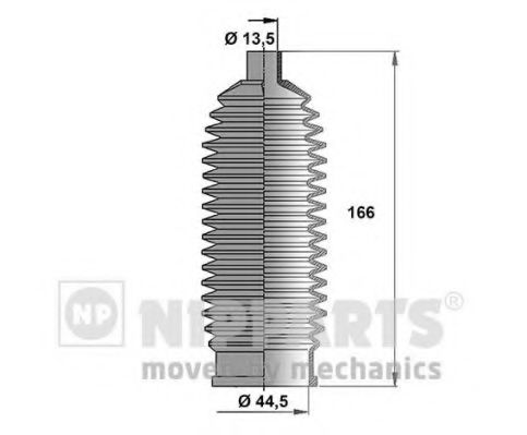 Комплект пыльников рулевой рейки NIPPARTS J2841014
